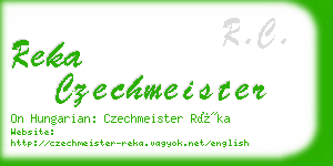 reka czechmeister business card